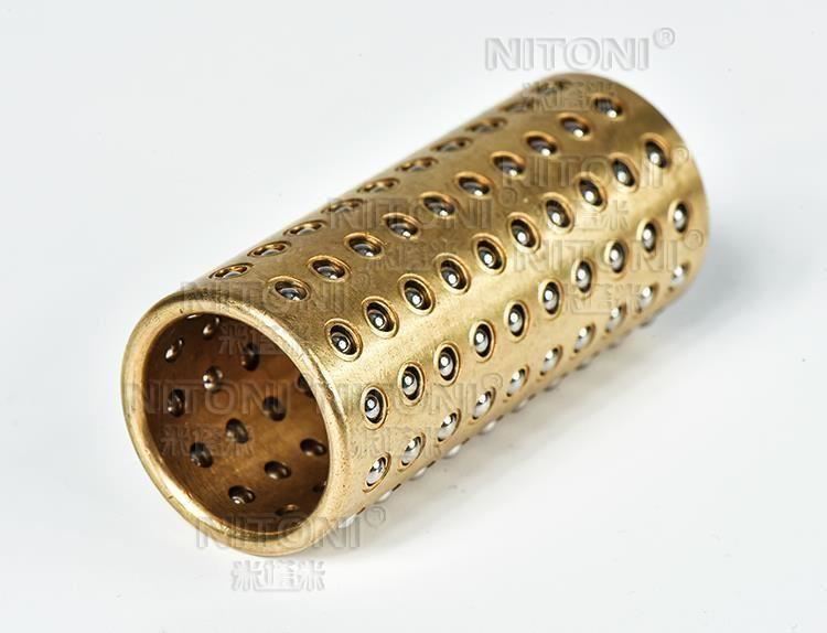精密沖壓模具配件加工：高剛性鋼球銅襯套
